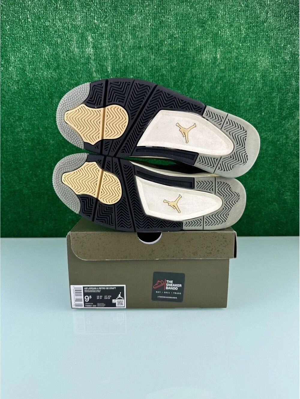 Size 9.5 - Jordan 4 SE Retro Low Craft - Olive (CLEAN!)